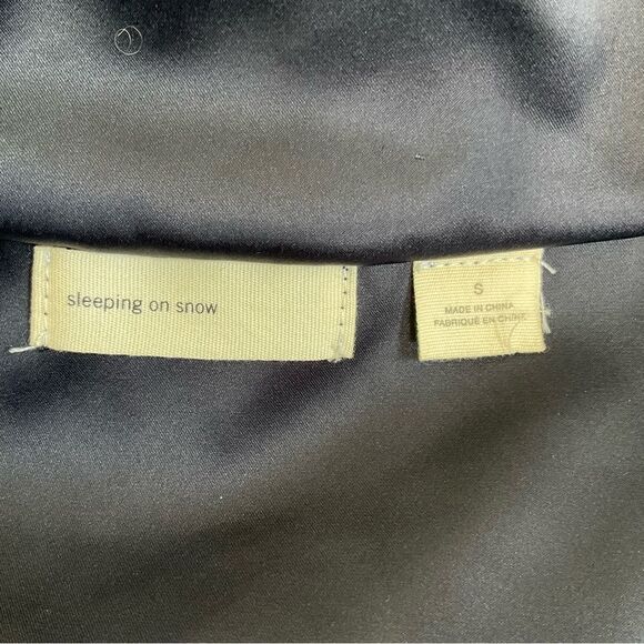 Anthropologie Sleeping On Snow Intarsia fair isle wool blend sweater cardigan S - Picture 10 of 14